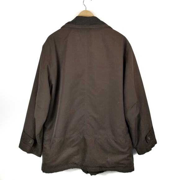 Pal Zileri Men's Brown Chore Barn Coat Jacket Size 52 XL - Picture 2 of 11